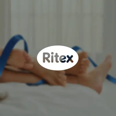 Auf dem Bild ist das Logo von Ritex zu sehen.